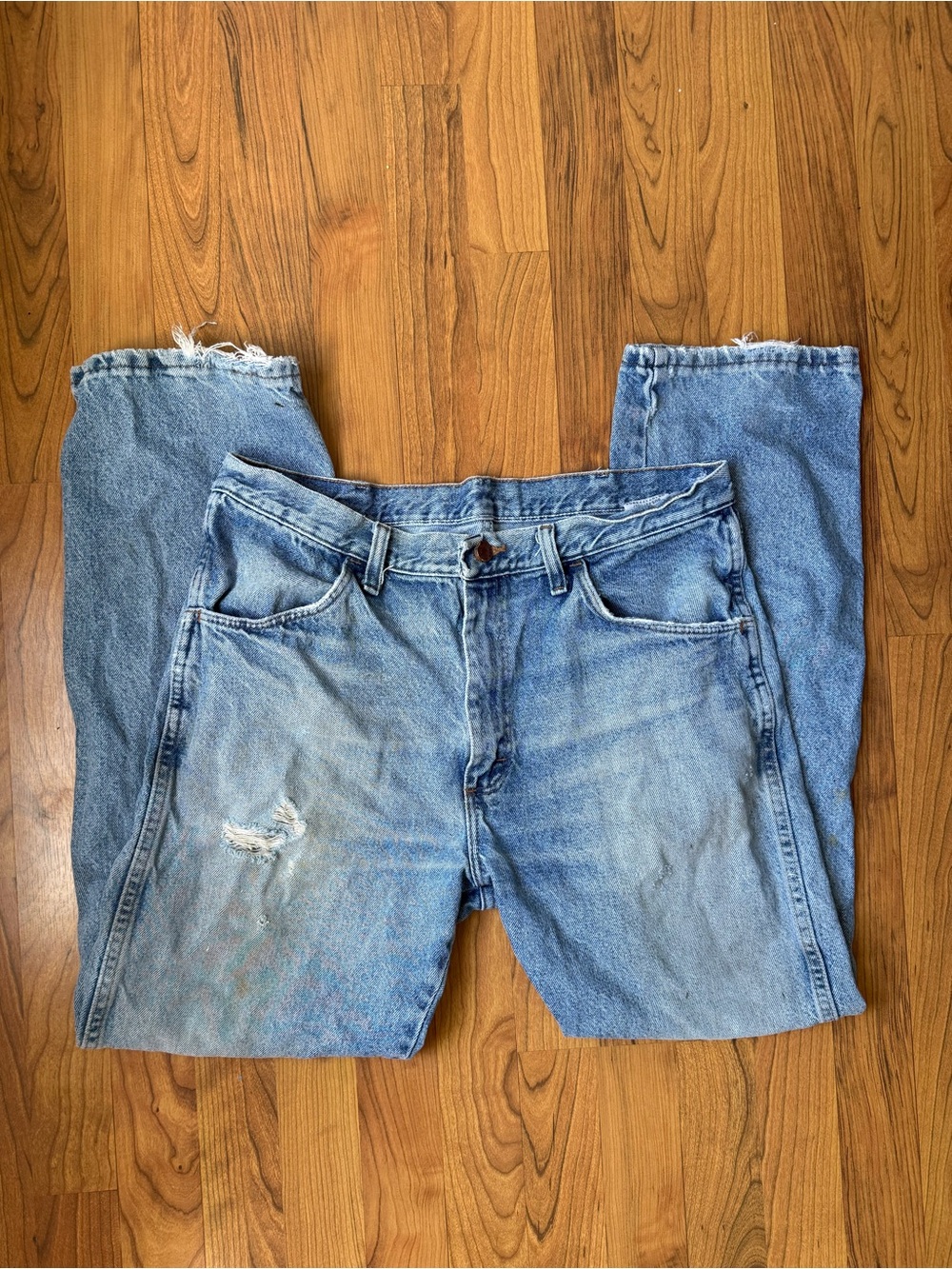 Rustler Light Blue Men's Relaxed Denim‎ Jeans